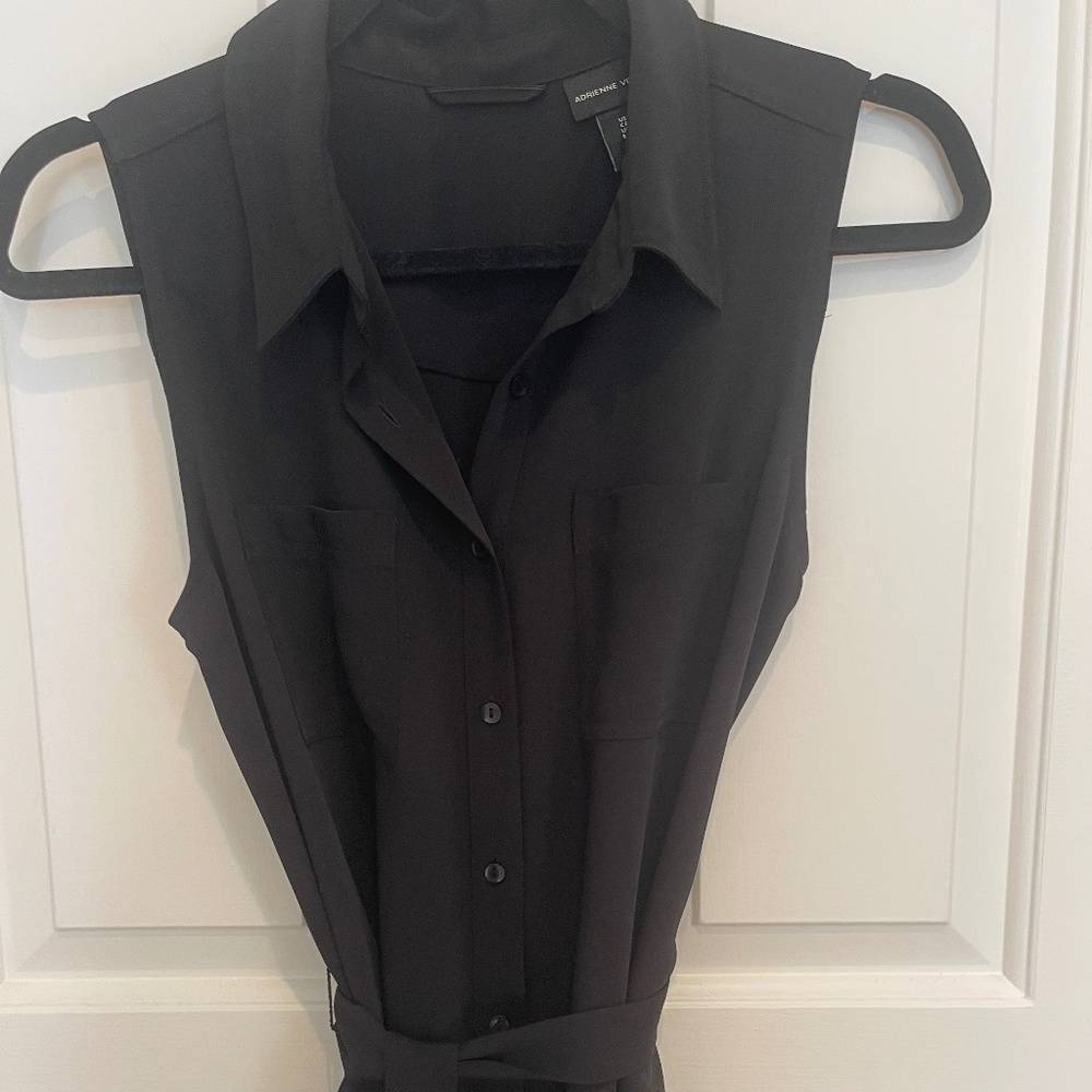 Adrienne Vittadine Black sleeveless dress - Small